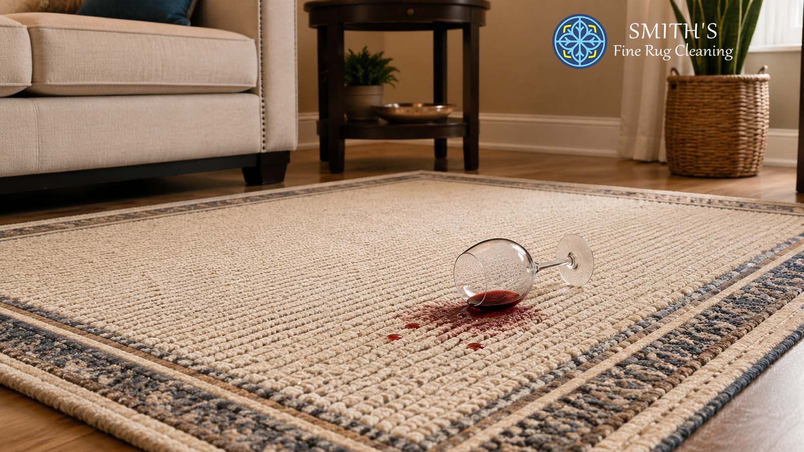 Wine Spill on rug